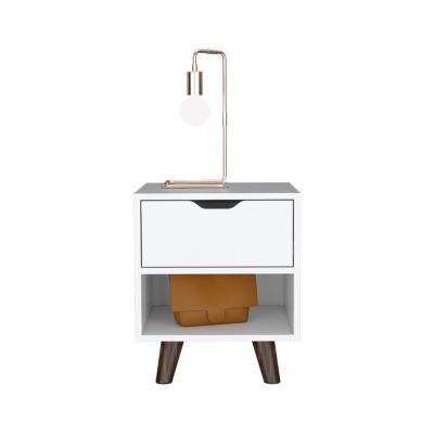 Streamdale Nightstand Carleen, Bedroom, White