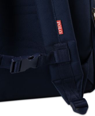 Boys' and Girls' Polo Bear Canvas Backpack