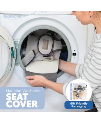 Nova Swing for Newborns - Electric Motorized Infant Swing, Bluetooth Music, 10 Preset Melodies, Remote (Updated Model, Gray)