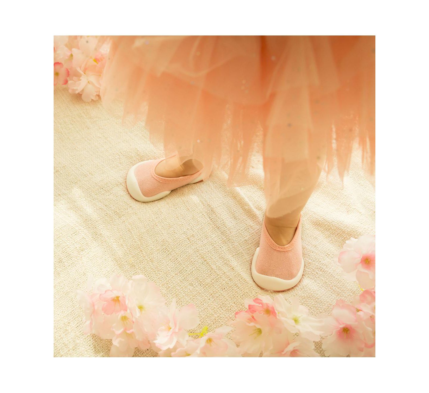 Обувь Komuello Breathable Washable Non-Slip Sock Shoes для девочек-малышей, цвет: Розовый — фото 7