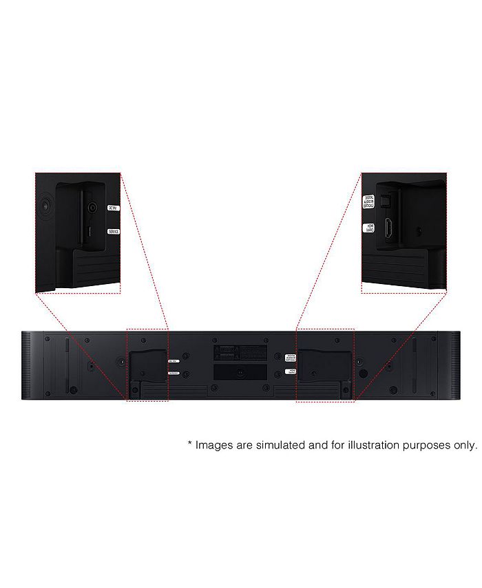 Samsung HWS60D 5.0Channel Soundbar (Black) Macy