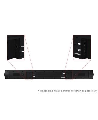 Samsung HW-B750D 5.1-Channel Soundbar With Wireless Subwoofer (Black ...