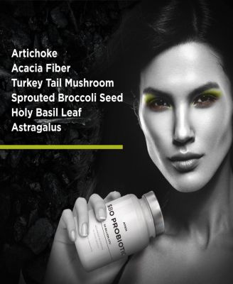 Probiotics Supplement, SBO Probiotic and Organic Prebiotics, 50 Billion CFUs, Flora Daily Probiotic Formula for Women & Men, 60 Capsules