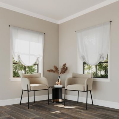 Archaeo Slub Textured Linen Blend Tie-up Balloon Window Shade