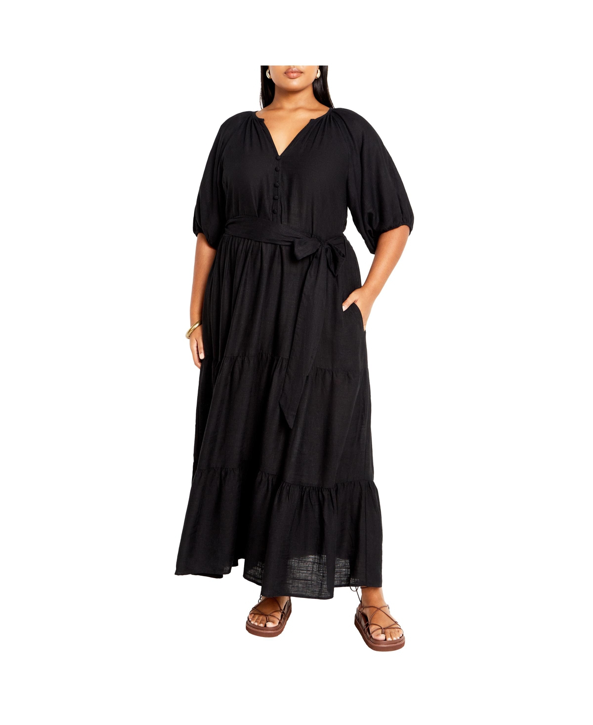 Women's Marcia Maxi Dress - Dark olive