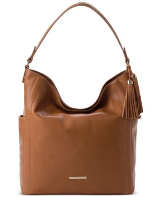 Brahmin - Parin Tan Cloverly Medium Leather Shoulder Bag