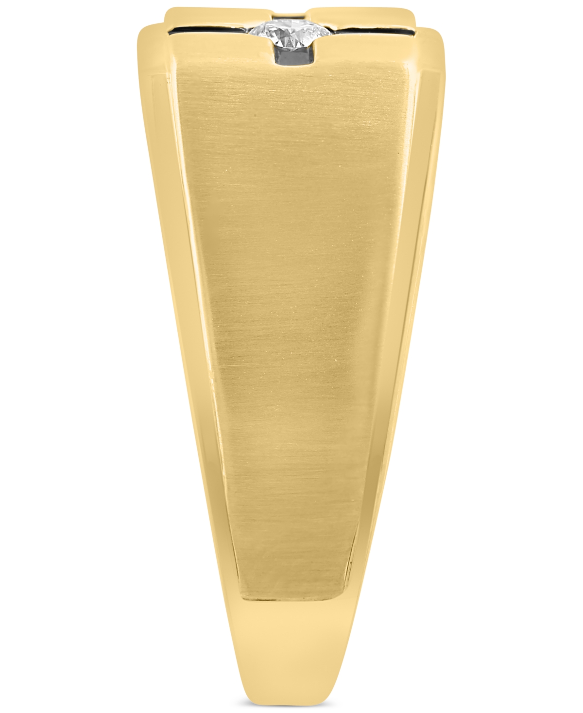 EFFY COLLECTION EFFY MEN'S DIAMOND EAST-WEST CROSS RING (1/6 CT. T.W.) IN 14K GOLD 