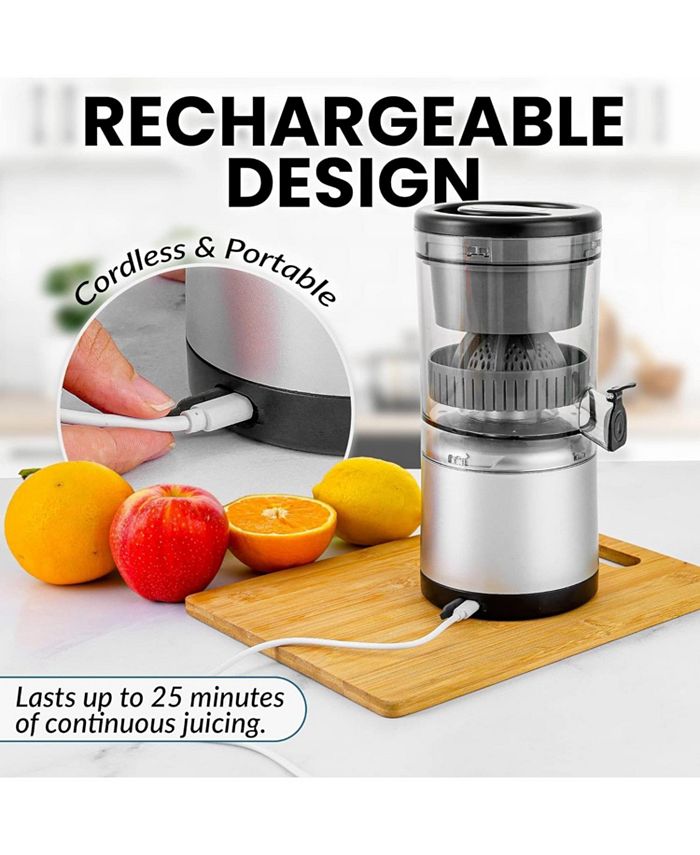 Zulay Kitchen Juice Vortex Lemon and Orange Squeezer Cordless