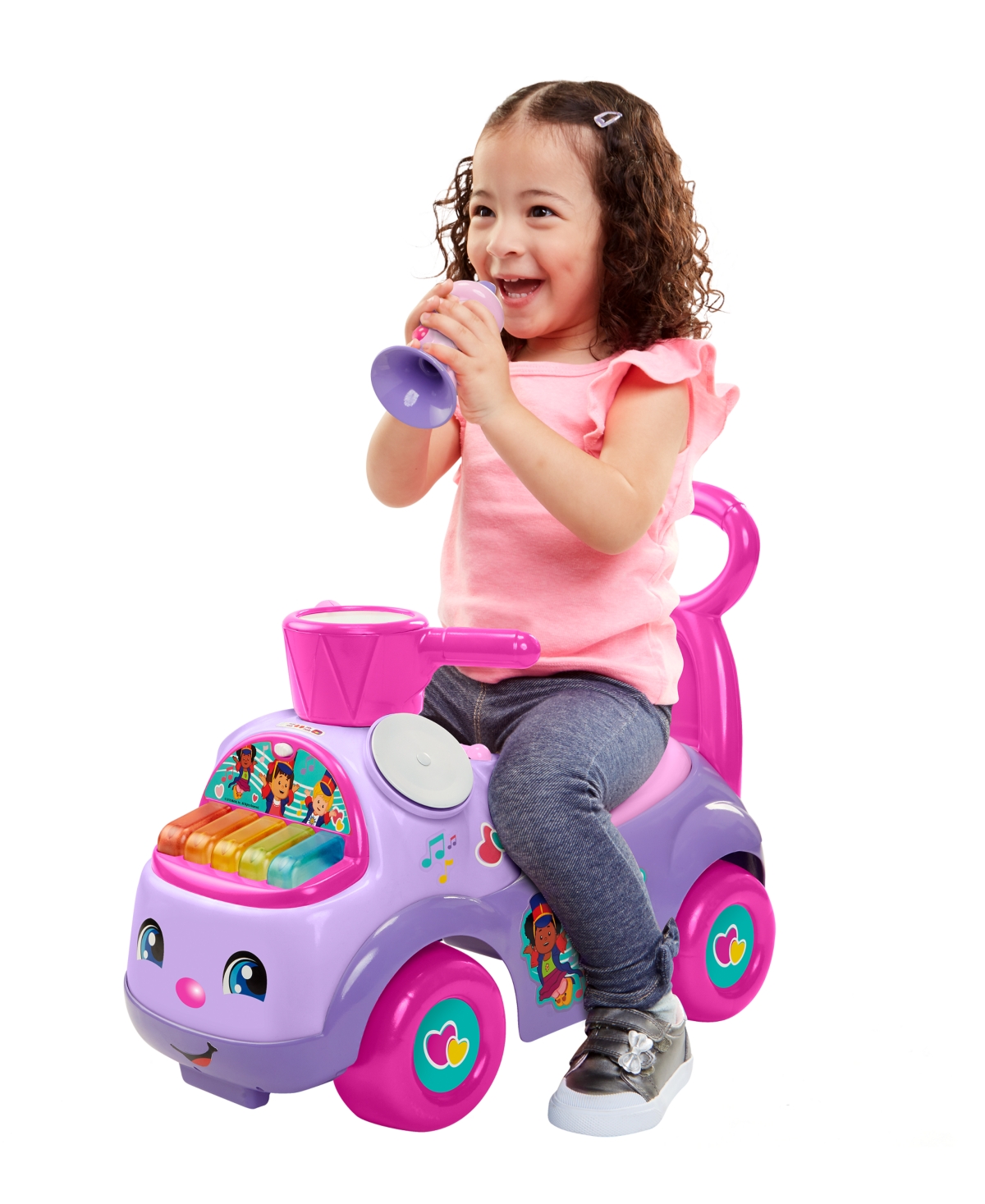 Shop Fisher Price Fisher-price Little People Music Parade Ride-on In Multi