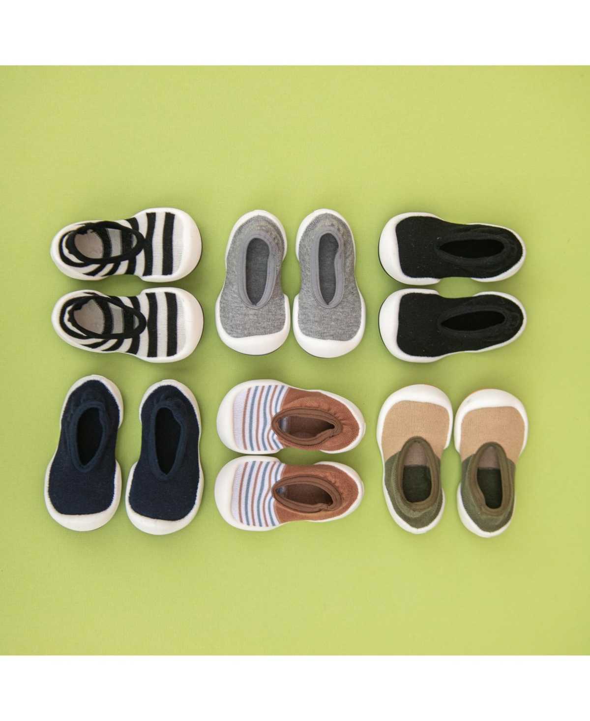 Infant Boys Breathable Washable Non-Slip Sock Shoes Flat -- Grey