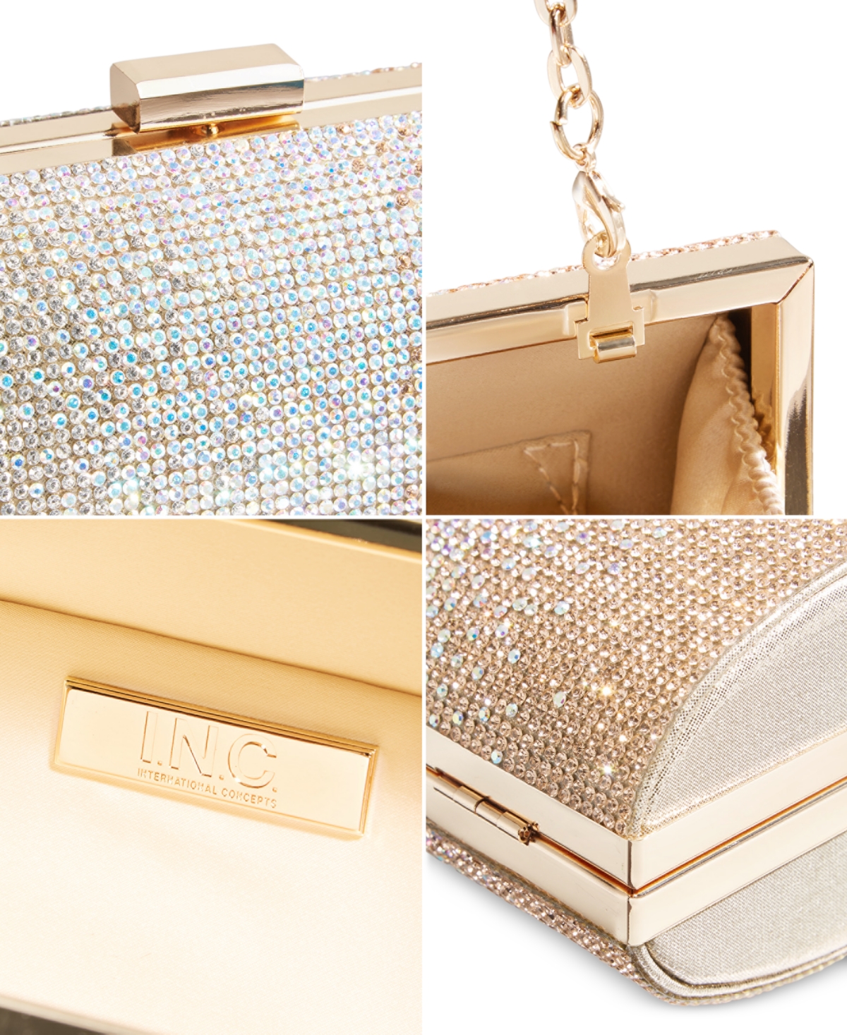 I.n.c. International Concepts Randdi Mini Ombre Crystal Clutch Crossbody, Created for Macy's