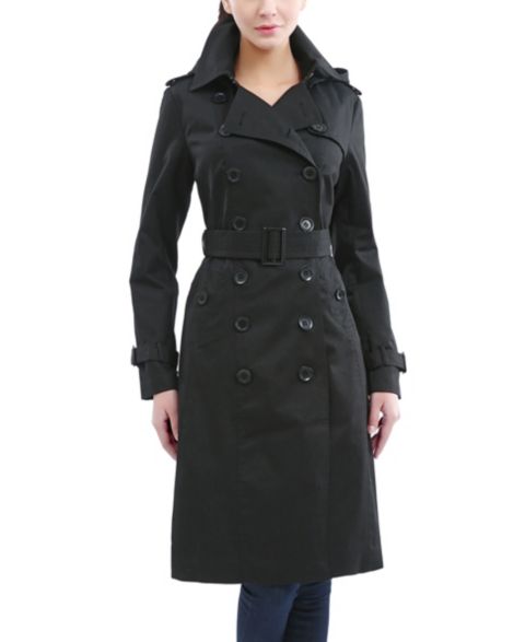Женские куртки kimi + kai Kayla Water Resistant Hooded Trench Coat