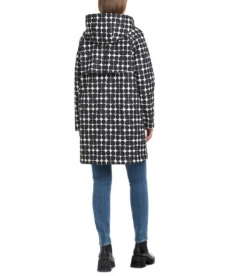 Kate Spade New York ★ Hooded Rain Jacket kate spade new york Women's Hooded Printed A-Line Raincoat