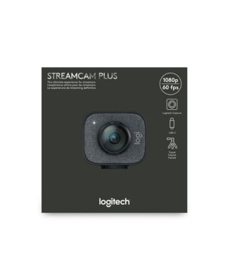 Streamcam Plus Webcam With Tripod (Graphite)