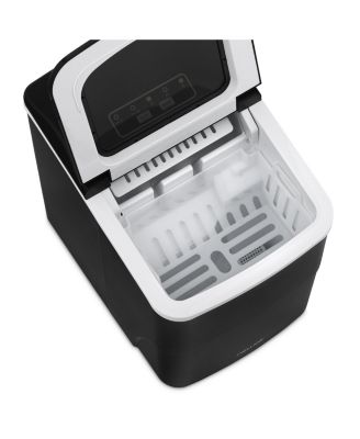 26 lbs. Countertop Bullet Ice Maker in Black