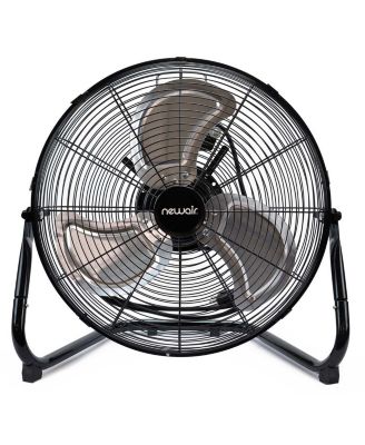 18" Industrial Floor Fan, 3 Speeds, 4012 CFM, Tilt Adjustable, Metal Build, Rotary Switch – For Garage, Gym, Home, Workshop