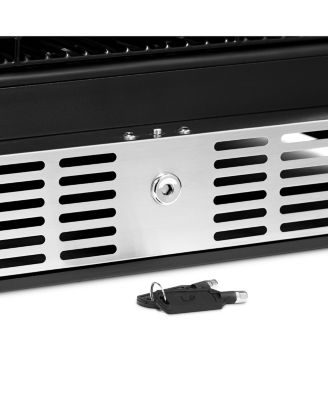 15" Built-in 29 Bottle Dual Zone Compressor Wine Fridge in Stainless Steel, Quiet Operation with Beech Wood Shelves