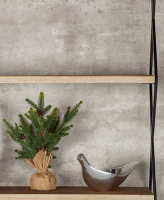 Dove of Peace Figural Silver-Tone Bowl