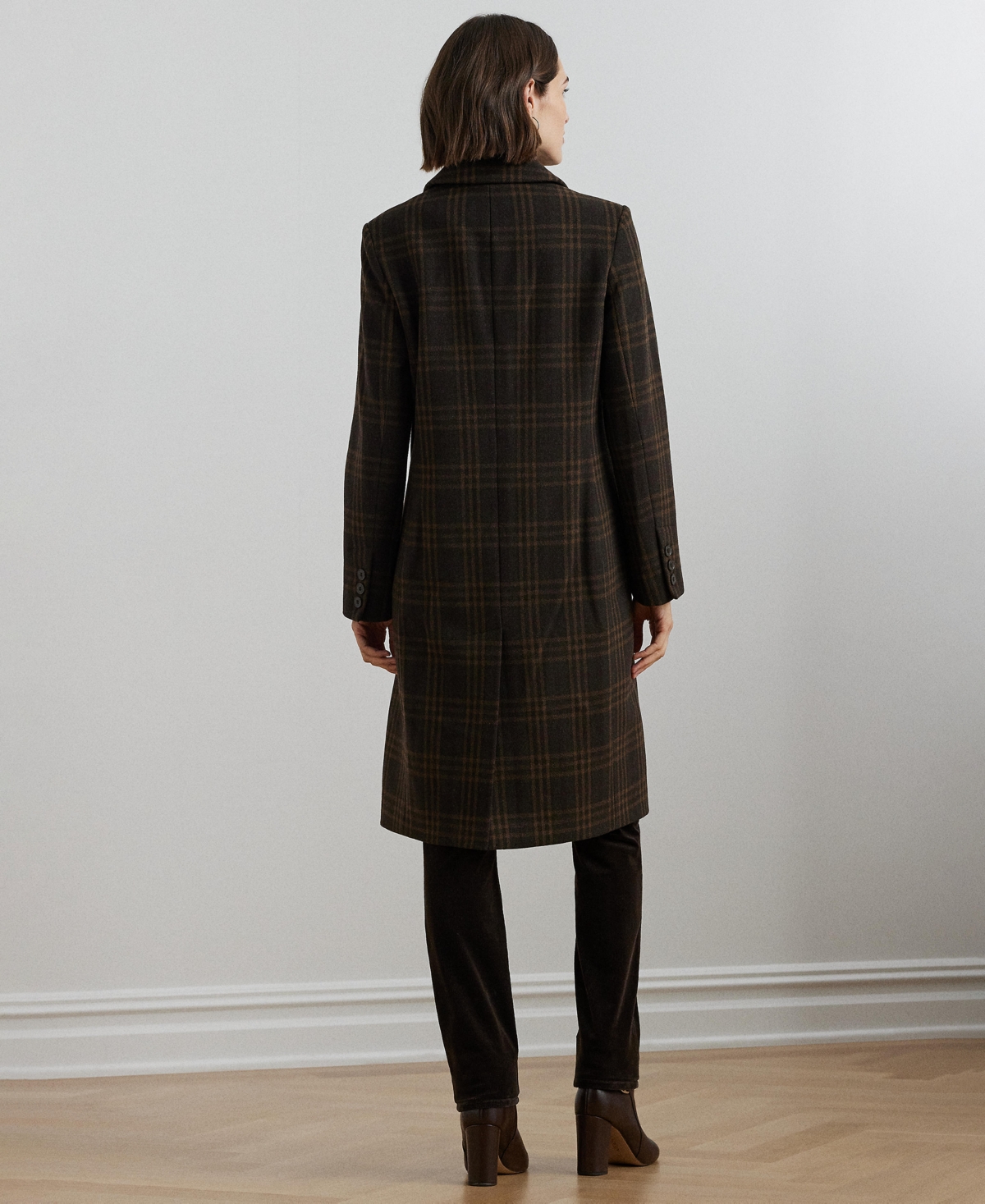 Lauren Ralph Lauren Women's Wool-Blend Walker Coat