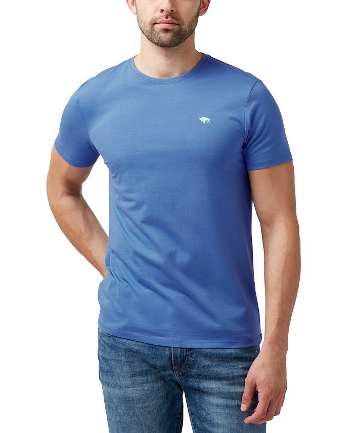 Buffalo David Bitton Buffalo Men's Supima Cotton Tipima T-Shirt - Macy's