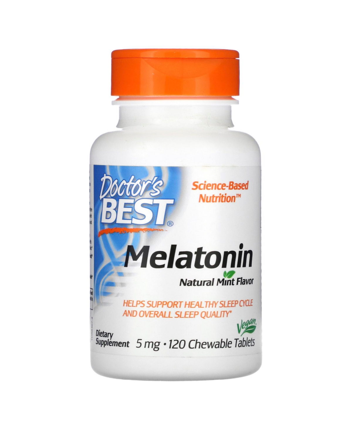 Melatonin Natural Mint 5 mg - 120 Chewable Tablets - Assorted Pre-pack (See Table