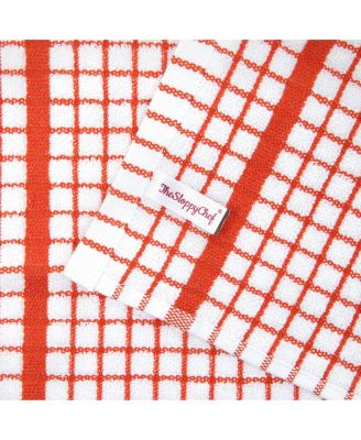Classic Checkered Kitchen Towels (Pack of 6), 100% Cotton, 15x25 in.