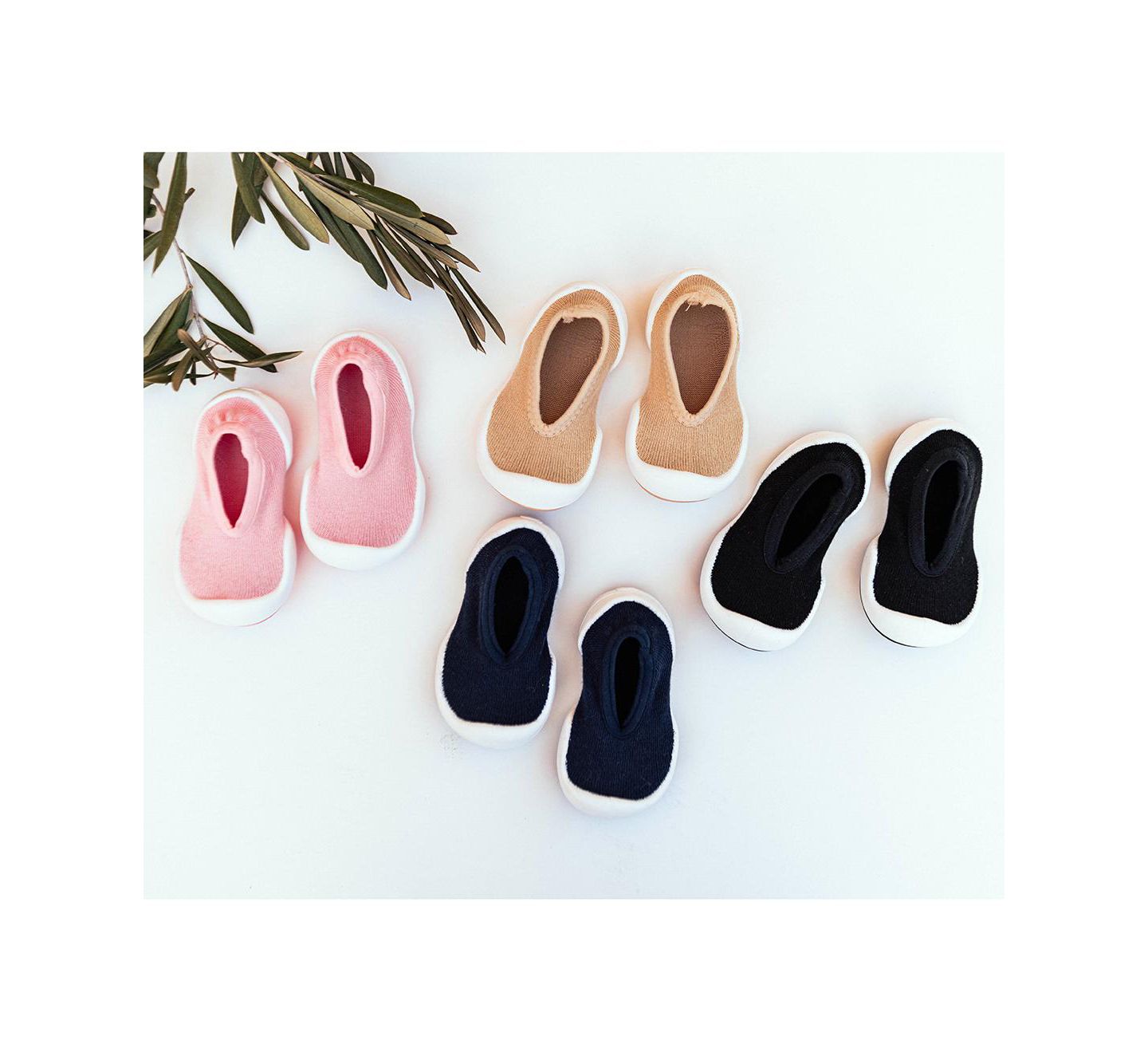 Обувь Komuello Girl First Walk Sock Shoes Flat Navy для мальчиков-малышей — фото 11