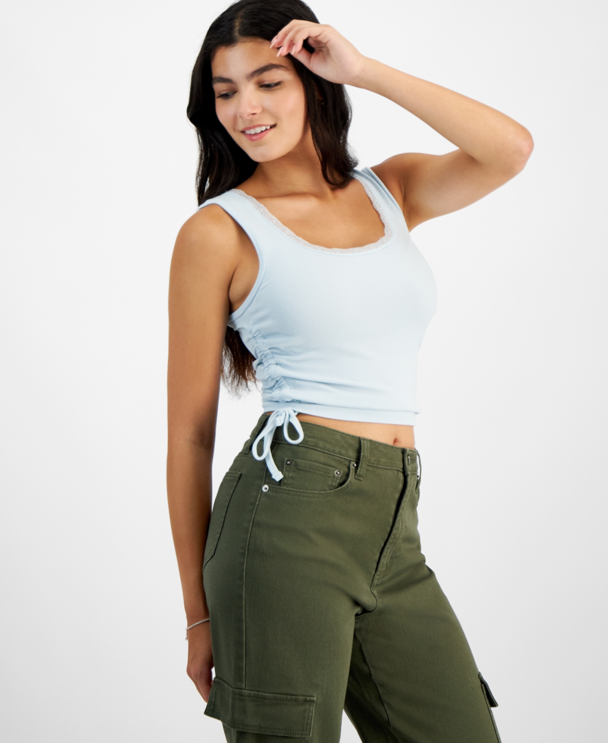 Planet Heart Juniors' Seamless Side-Tie Tank