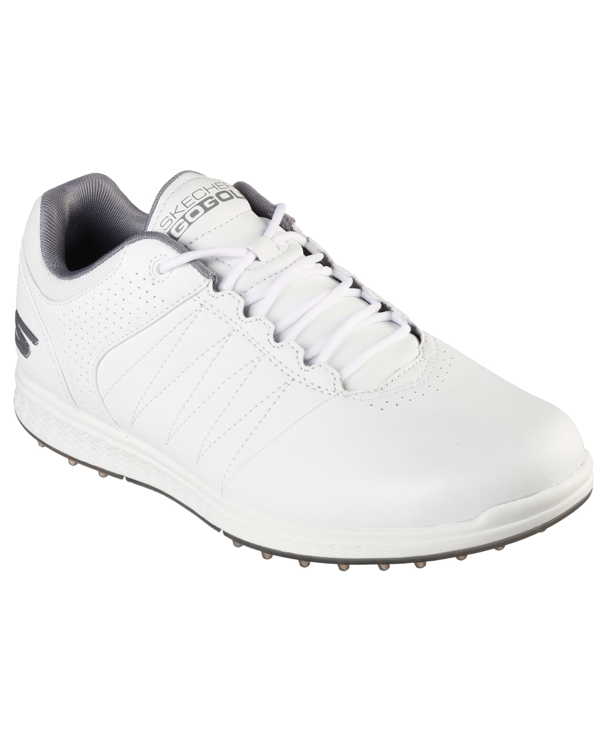Men's Go Golf Pivot Golf Sneakers from Finish Line - White/Silver Grey