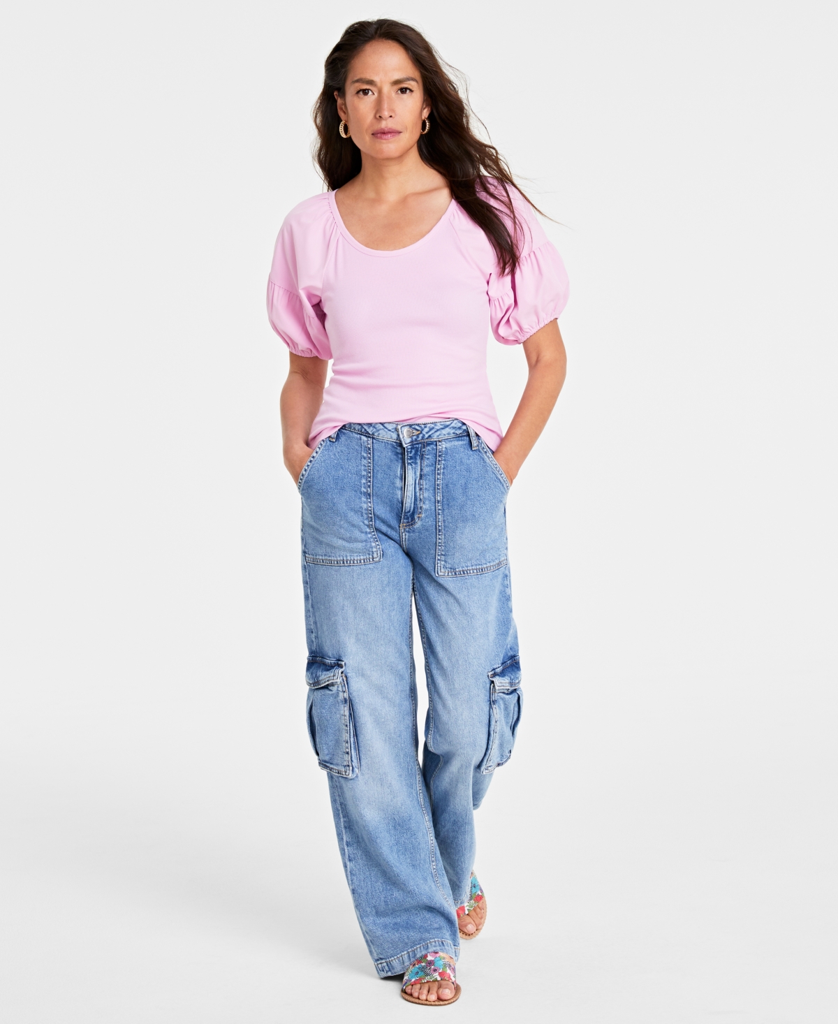 On 34th Women's Scoop-Neck Knit Top, Created for Macy's