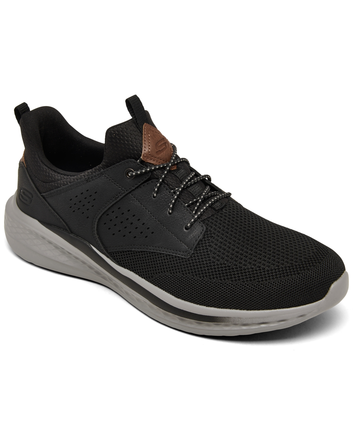 Men's Relaxed Fit: Slade - Breyer Casual Sneakers from Finish Line - Black/black
