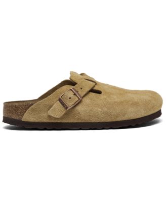 Women's Boston Suede Leather Clogs from Finish Line