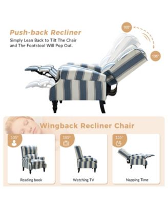 Asikli 31'' Wide Manual Standard Recliner with Wingback Design