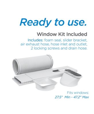 BLACK+DECKER Portable Air Conditioner with Heat, 10,200 BTU SACC/CEC (14,000 BTU ASHRAE 128) for Rooms Up To 700 Sq. Ft.