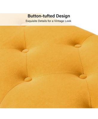 Kajana Transitional Velvet Upholstered Flip Top Storage Bench