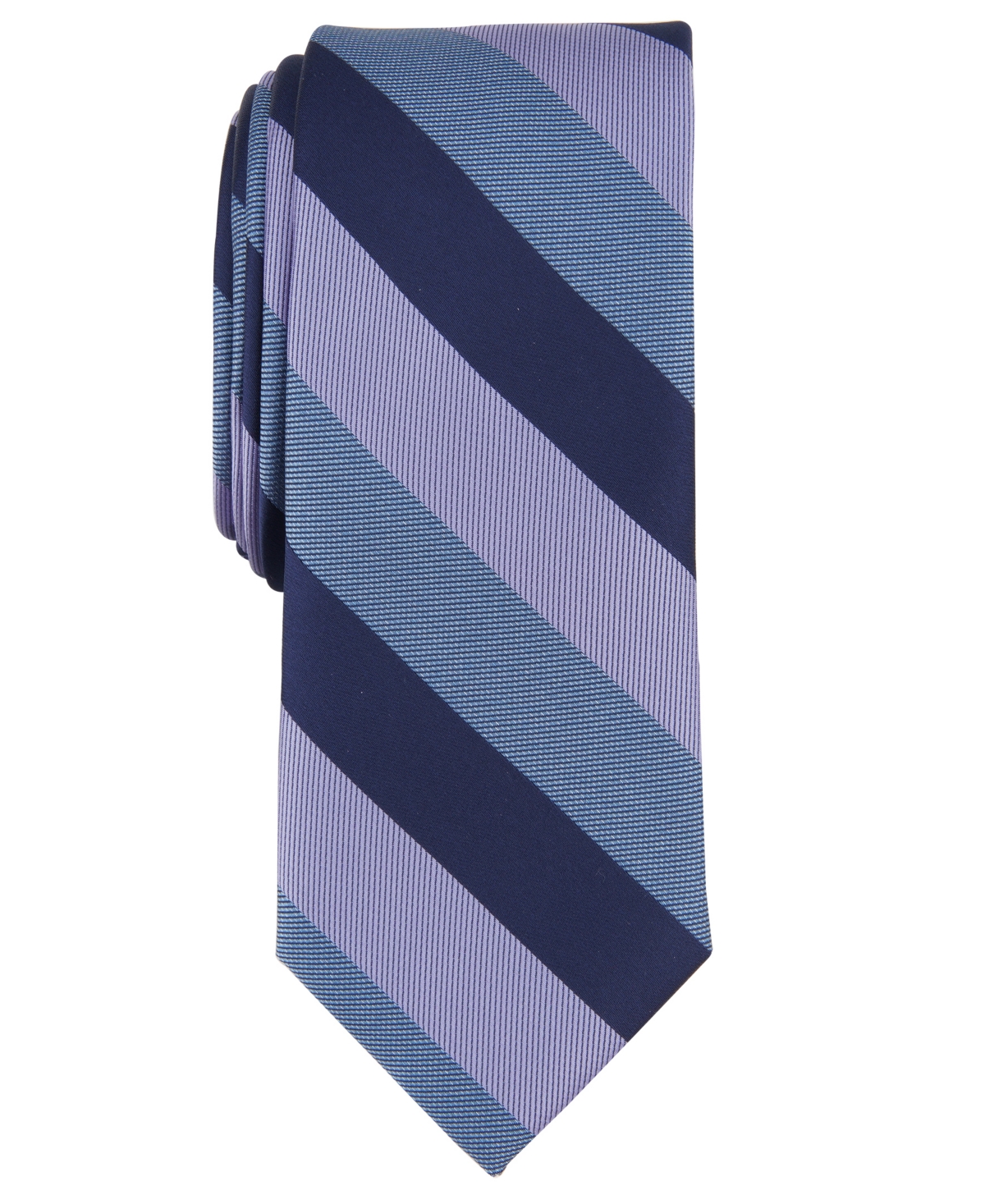 Men's Dalton Stripe Tie, Created for Macy's - Lilac