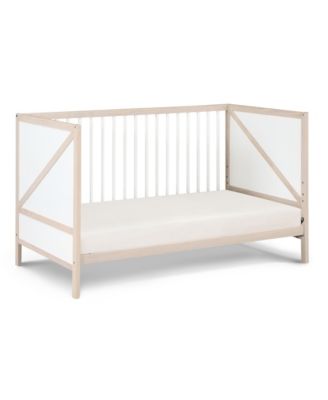Pixie Zen 3-in-1 Convertible Crib in Washed Natural/White