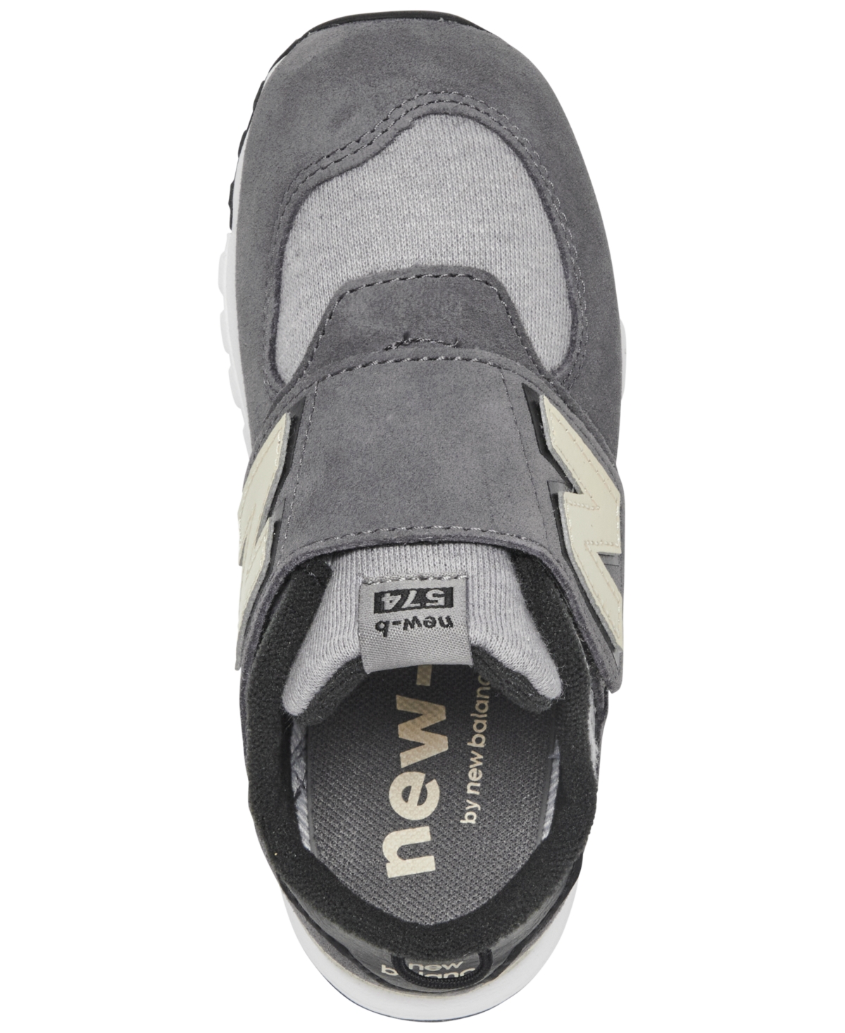 New Balance Toddler Kids' 574 Grey Days Fastening Strap Casual Sneakers from Finish Line