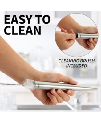 Stainless Steel Turkey Baster Syringe with Silicone Suction Bulb