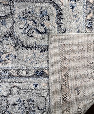 Charleston CHL411 Gray and Dark Gray 8' x 10' Area Rug