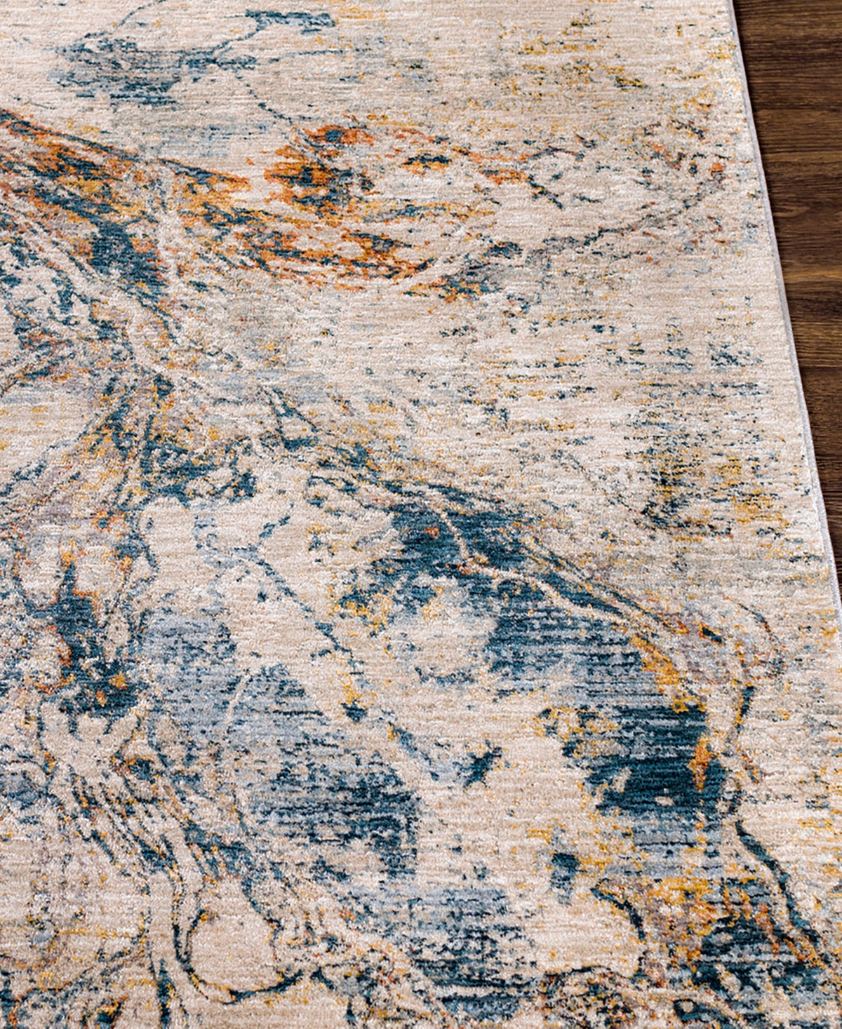 Livabliss Laila Laa-2316 2'7x10' Runner Area Rug - Teal- Gray