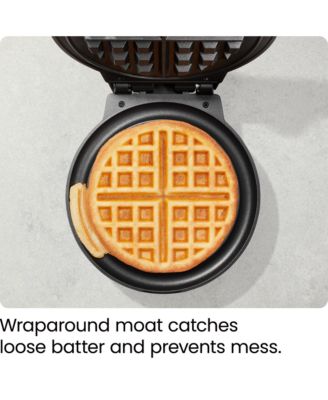 Chefman Anti-Overflow Belgian Waffle Maker w/ Shade Selector, Non Stick Plates