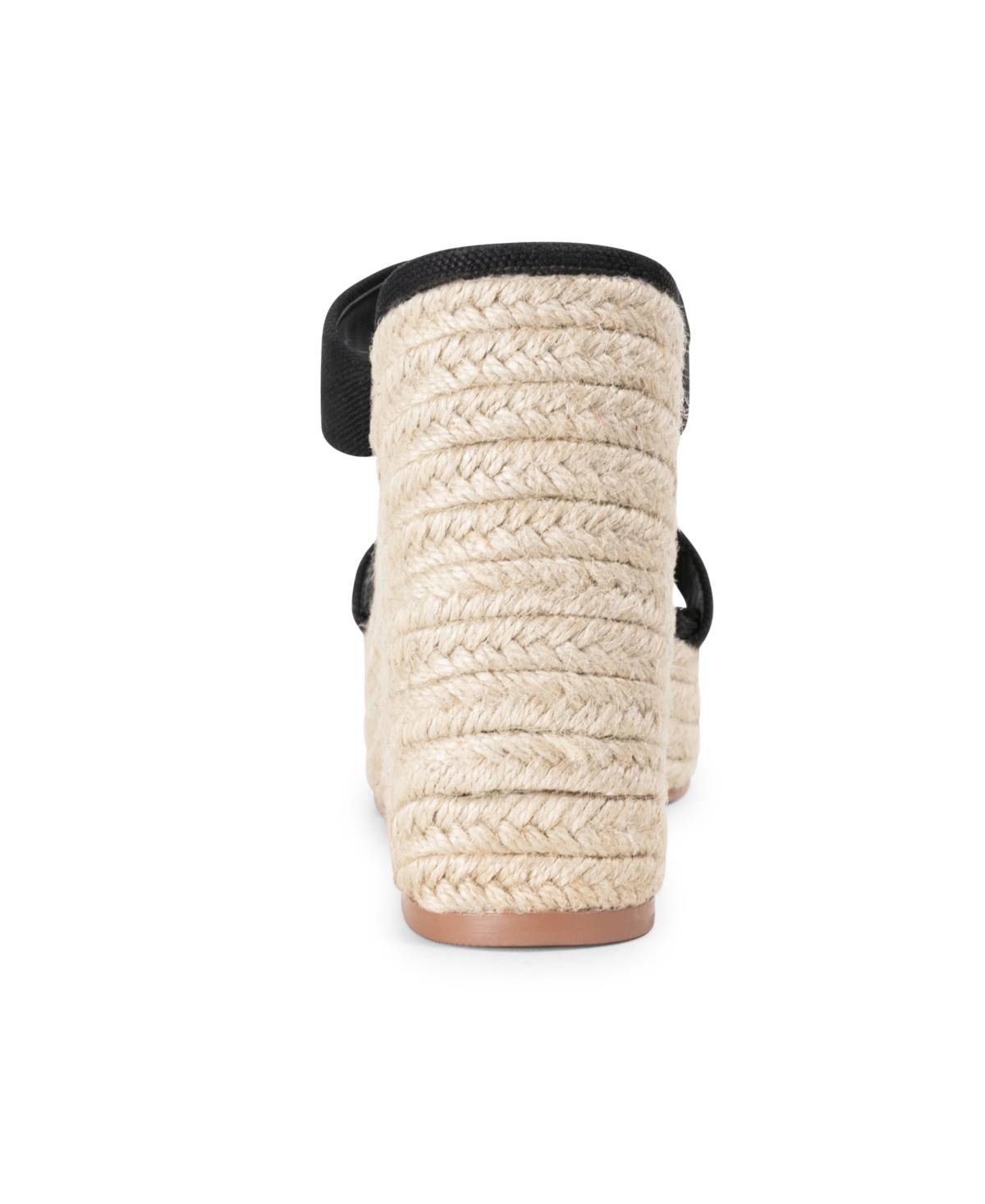 Women's Luna Two-Strap Slide Espadrille Wedge Sandals - Extended Sizes 10-14