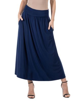 Foldover Maxi Pocket Skirt