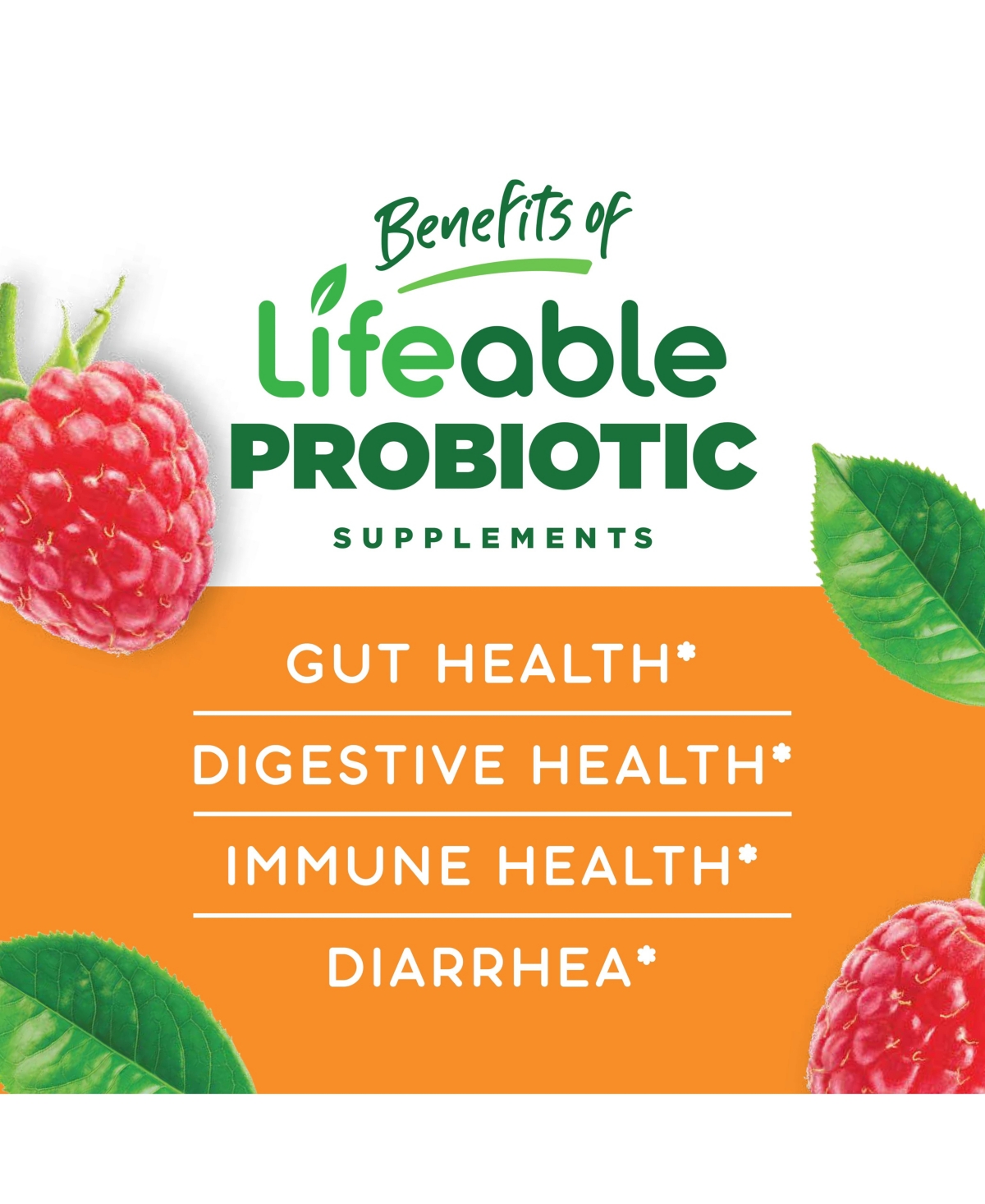 Lifeable Probiotics for Men 10 Billion Cfu Gummies - Healthy Digestive And Immune Functions - Great Tasting, Dietary Supplement Vitamins - Gummies