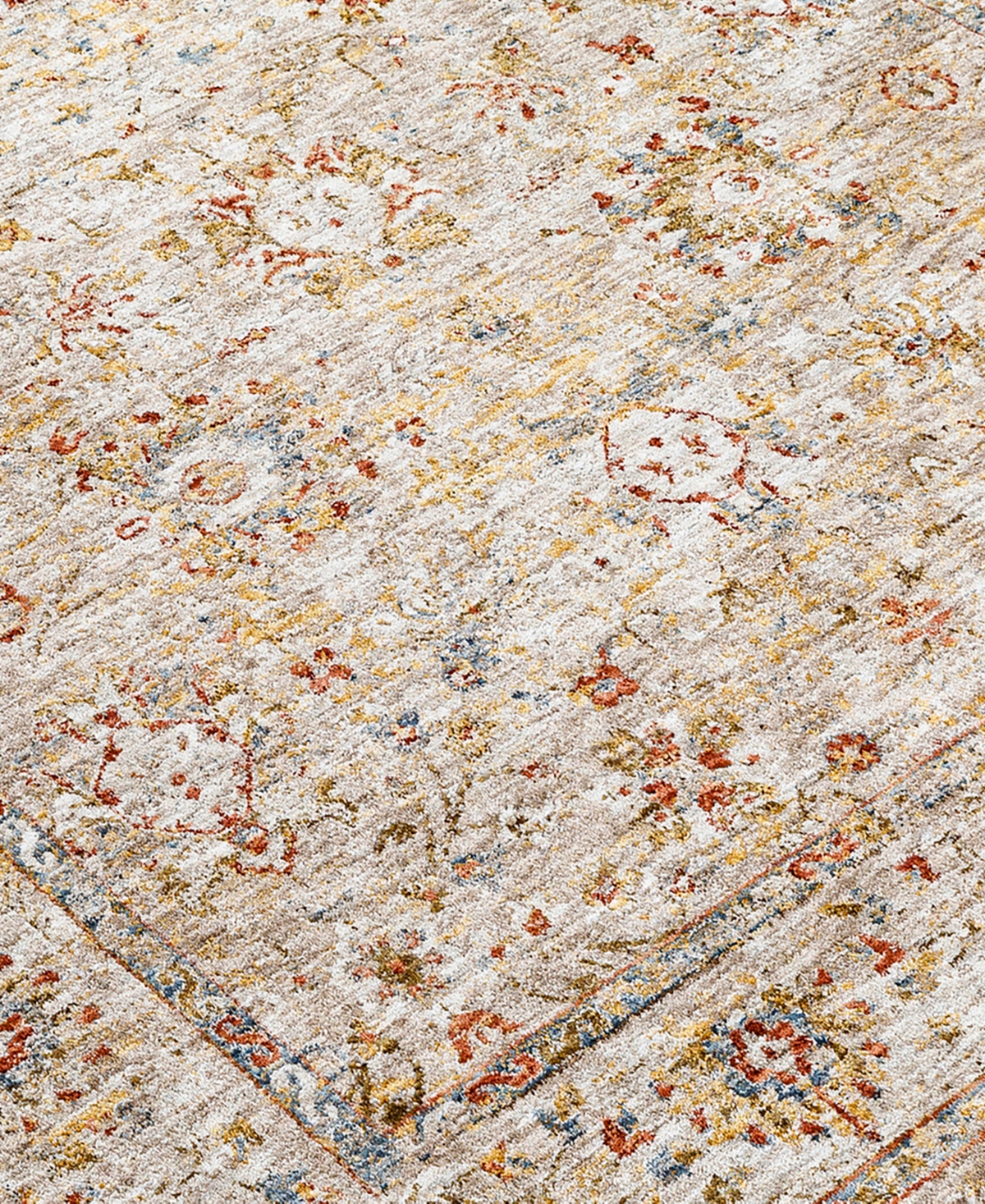 Surya Mona Lisa Mni-2313 6'7x9'6 Area Rug In Cream-rust