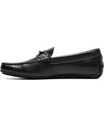 Florsheim Modena Moc Toe Bit Black Leather Loafer for Men