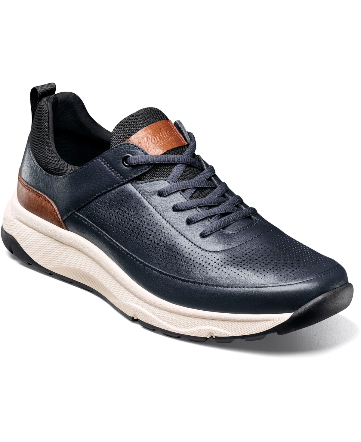 Florsheim Men's Satellite Perforated Toe Leather Lace-up Sneaker