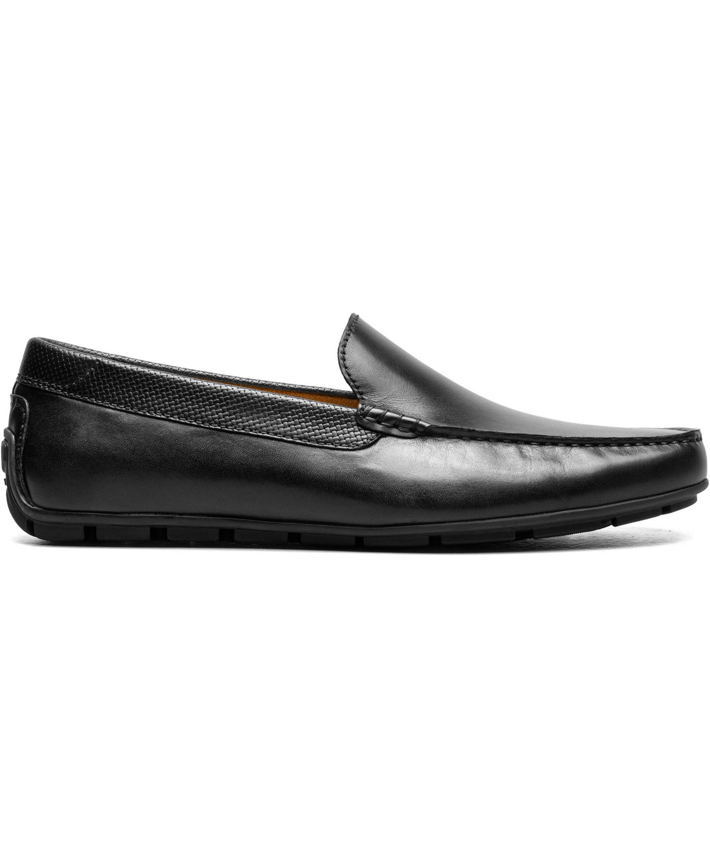 Мужские туфли Florsheim Motor Moc Toe Venetian Driver Loafer, цвет: Чёрный — фото 3