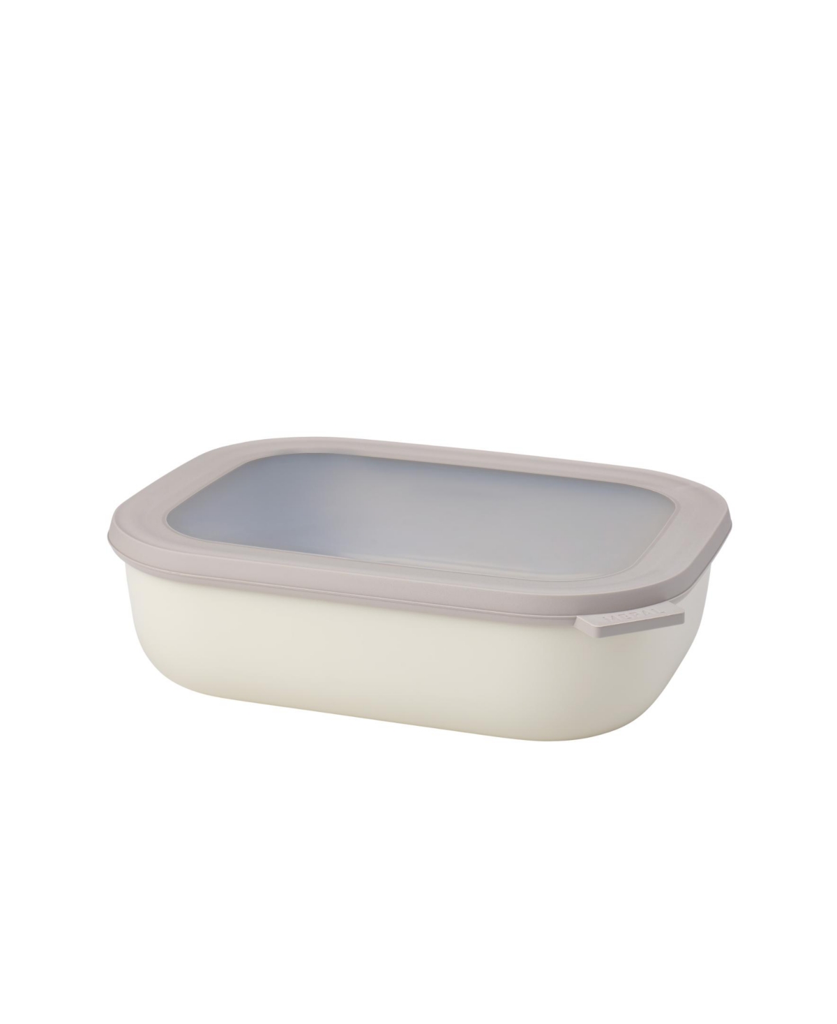 Mepal Cirqula 3pc. Rectangular Shallow Multi Bowl Set In White